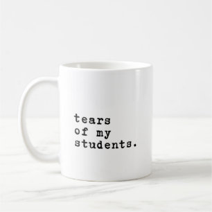 Minimalistische tranen van mijn studenten Koffie M Koffiemok