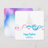 Minimalistische trans Kerstmis (Voorkant / Achterkant)