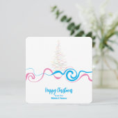 Minimalistische trans Kerstmis (Staand voorkant)