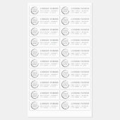 Minimalistische trendy eenvoudig voor uw logo labels (Vel)