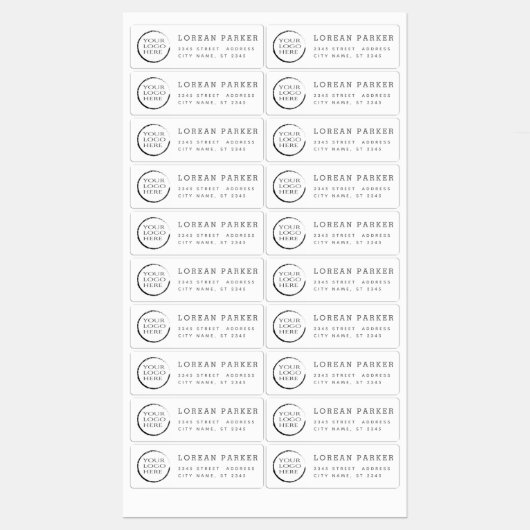 Minimalistische trendy eenvoudig voor uw logo labels (Vel)