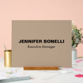 Minimalistische trendy gepersonaliseerde naam acryl bord (Huwelijk)