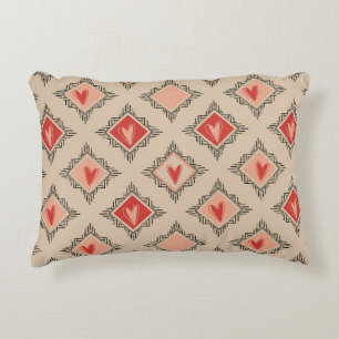 Minimalistische Tribale Hart Dusty Rose ontwerp Accent Kussen