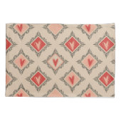 Minimalistische Tribale Hart Dusty Rose ontwerp Kussensloop (Achterkant)