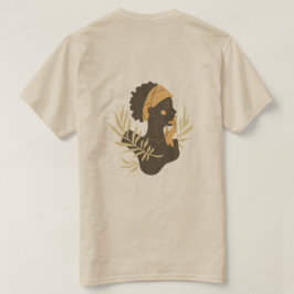 Minimalistische Tribale Silhouet Kunst T-Shirt