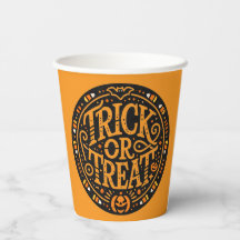 Minimalistische Trick or treat Halloween