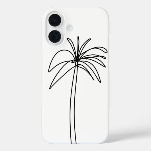 minimalistische tropen Case-Mate iPhone case (Achterkant)