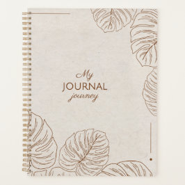 Minimalistische Tropische Monstera Blad Esthetiek Planner