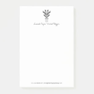 Minimalistische Tropische Palmboom Doodle Post-it® Notes