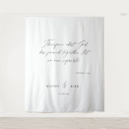 Minimalistische Trouw Achtergrond Banner | Geperso Wandkleed