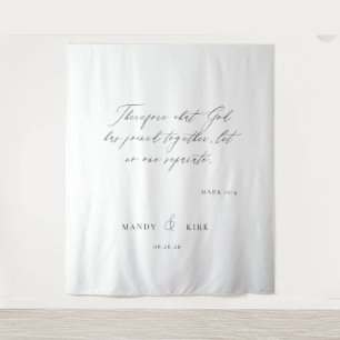 Minimalistische Trouw Achtergrond Banner Geperso Wandkleed