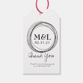 Minimalistische Trouw Dank Je Zwarte Witte Ring Lo Cadeaulabel