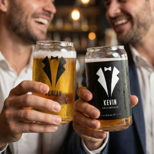 Minimalistische Trouw Getuige Naam Wit Blikvorm Glas