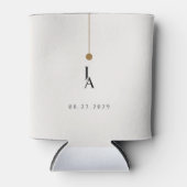 Minimalistische Trouw Monogram Kan Koeler (Voorkant)