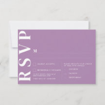 Minimalistische trouw RSVP-kaarten