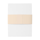 Minimalistische trouw witte of zwarte gepersonalis uitnodigingen wikkel (Achterkant Voorbeeld)