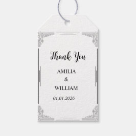 Minimalistische Trouwcadeautag Favor Label Cadeaulabel