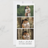 Minimalistische trouwfoto reeks frame  save the date (Voorkant)