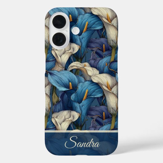 Minimalistische trouwgunsten Calla lelies Bloem Case-Mate iPhone Case (Achterkant)