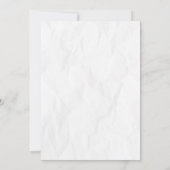 Minimalistische trouwkaart met bladgoud kaart (Achterkant)