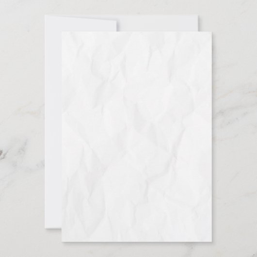 Minimalistische trouwkaart met bladgoud kaart (Achterkant)