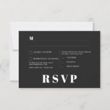 Minimalistische trouwkaarten voor RSVP