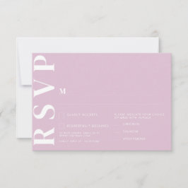 Minimalistische trouwkaarten voor RSVP Kaart