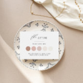 Minimalistische trouwkleding invoegen Kaart met sc Notitiekaartje