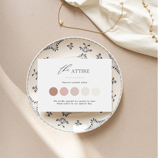 Minimalistische trouwkleding invoegen Kaart met sc Notitiekaartje