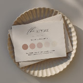 Minimalistische trouwkleding invoegen Kaart met sc Notitiekaartje