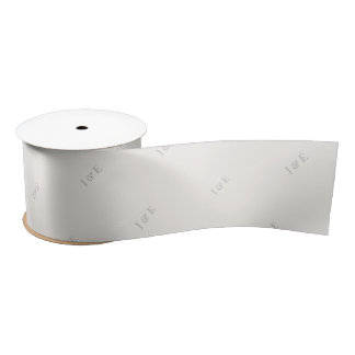 Minimalistische Trouwlint | Modern | Warm Ivoorkle Satijnen Lint