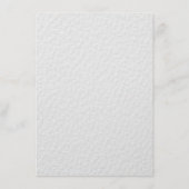 Minimalistische Trouwmenu Poster Eenvoudig Huwelij Menu (Achterkant)