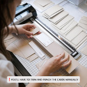 Minimalistische trouwnaam Tag Place Cards Kaart