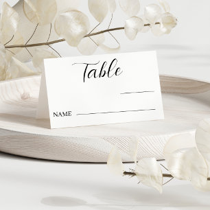 Minimalistische Trouwtafel Aantal Plaatsing van de Plaatskaartje