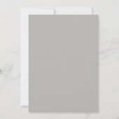 Minimalistische Trouwuitnodiging Kaart (Voorkant)