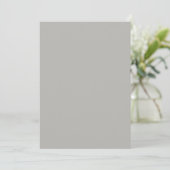 Minimalistische Trouwuitnodiging Kaart (Staand voorkant)