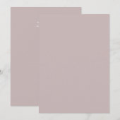 Minimalistische Trouwuitnodiging Kaart (Voorkant / Achterkant)