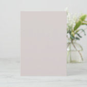 Minimalistische Trouwuitnodiging Kaart (Staand voorkant)