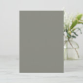 Minimalistische Trouwuitnodiging Kaart (Staand voorkant)