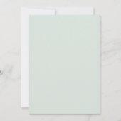 Minimalistische trouwuitnodiging kaart (Voorkant)