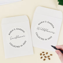 Minimalistische tuinzaadlabels – Blank Center
