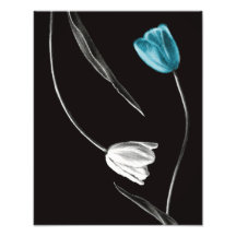 Minimalistische Tulp Bloem