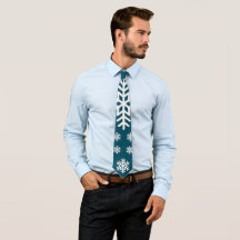 Minimalistische turquoise en witte sneeuwvlokken v