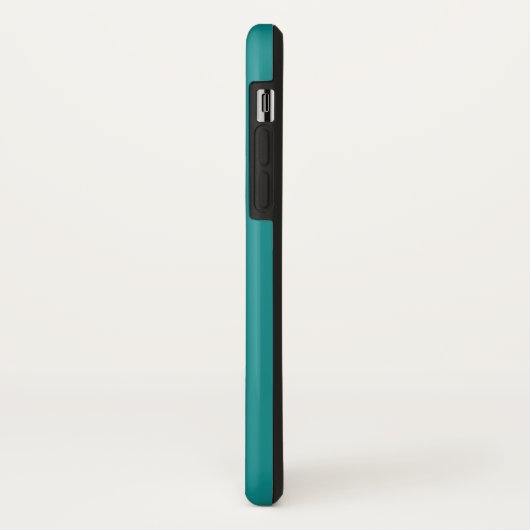 Minimalistische Turquoise Persoonlijke Jumbo Naam Case-Mate iPhone Case (Achterkant/links)