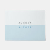 Minimalistische tweekleurige welkomstdeurmat deurmat (Voorkant)