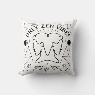 Minimalistische Tweeling Zodiac Kussen
