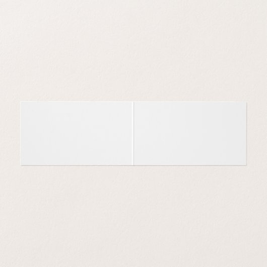 Minimalistische tweletterige monogram nep leer lux visitekaartje (Binnenkant ongevouwen)