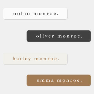 Minimalistische Type Boho Kinderen Waterdichte Naa Labels