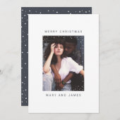 Minimalistische typemachine | Prettig kerstfeest f Feestdagenkaart (Voorkant / Achterkant)