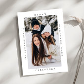 Minimalistische typemachine - Vrolijke Kerstmis ee Feestdagenkaart